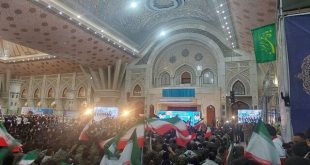 آغاز مراسم دهه مبارک فجر در حرم بنیانگذار انقلاب اسلامی
