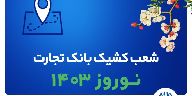 شعب کشیک بانک تجارت در تعطیلات نوروز 1403 معرفی شدند