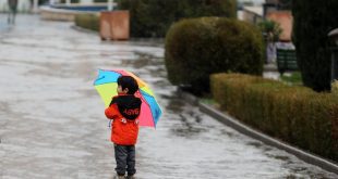 تهران زیر رگبار باران در آغاز سال جدید