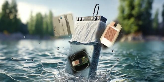باتری کاغذی از آب برق می‌گیرد