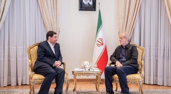 دیدار سرپرست ریاست جمهوری با رئیس جمهور منتخب