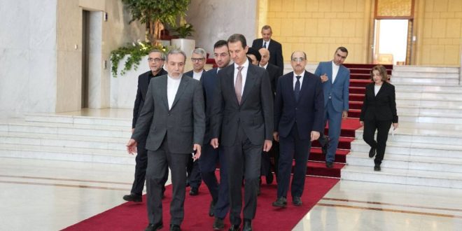 عراقچی با بشار اسد دیدار کرد