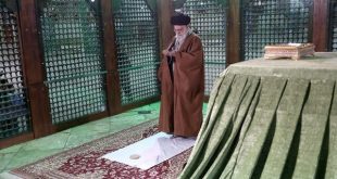 حضور رهبر انقلاب در حرم امام و گلزار شهدا