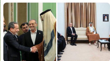 تبادل نظرهای ثمربخشی با امیر قطر در مورد مسائل منطقه داشتیم
