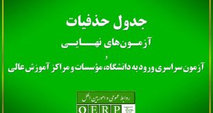 حذفیات امتحانات نهایی پایه‌های یازدهم، دوازدهم و کنکور اعلام شد