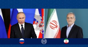 پیام تبریک پزشکیان به پوتین