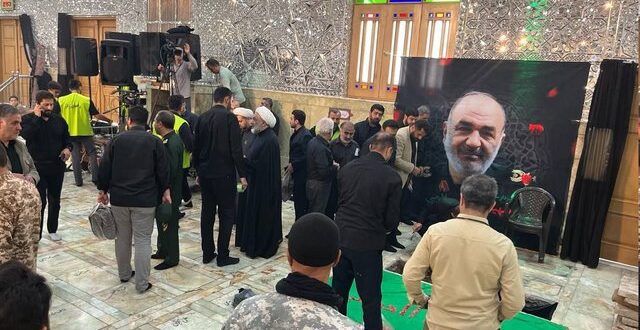 پیکر شهیدان سلامی و شانه‌ئی در حرم حضرت عبدالعظیم حسنی (ع) به خاک سپرده شد