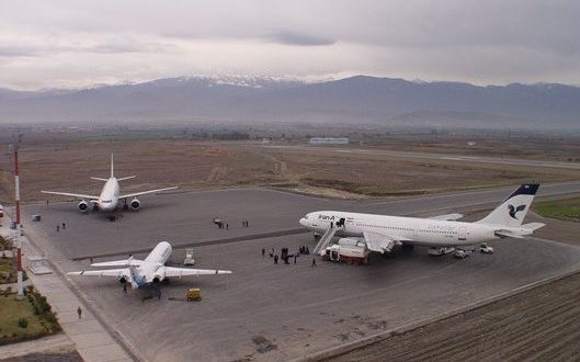 از سرگیری پروازهای مسافری فرودگاه بین‌المللی پیام