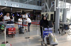 پروازها در فرودگاه بین‌المللی کیش از سر گرفته شد