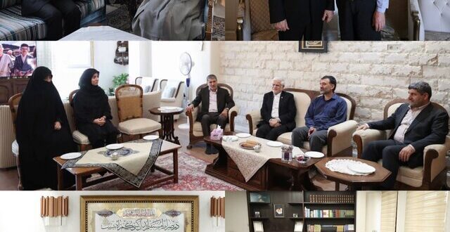 دیدار عارف با معاونین اول سابق و خانواده‌های آنان