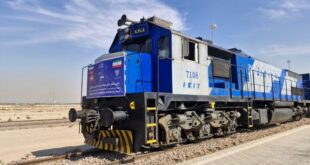 ورود اولین قطار روسی به بندر خشک ریلی تهران