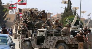 هدف قرار گرفتن نیروی ارتش لبنان توسط اسرائیل