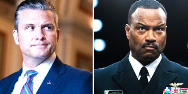 بازنشستگی اجباری دریاسالار آمریکایی به خاطر مخالفت با حملات در کارائیب