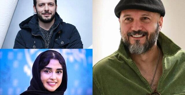 کامبیز دیرباز، پدرام شریفی و الهام حصاری در فیلم علیرضا امینی