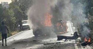 پهپاد اسرائیلی یک خودرو را در نبطیه لبنان هدف قرار داد