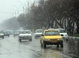 کاهش دما و برف و باران در نقاط مختلف کشور