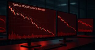 افت ۲۷ هزار واحدی شاخص بورس