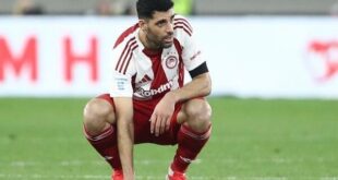 مهاجم ایرانی خطرناک‌ترین بازیکن المپیاکوس مقابل پاناتینایکوس بود