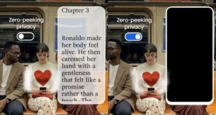 نمایشگر مخصوص گلکسی اس ۲۶ اولترا برای حفظ حریم خصوصی افراد