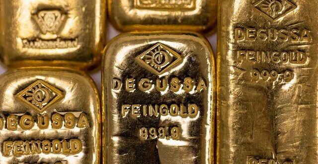 کاهش قیمت طلای جهانی