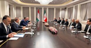 تاکید روسای جمهوری ایران و تاجیکستان بر توسعه و تعمیق مناسبات