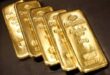 کاهش ملایم قیمت طلا در بازار جهانی